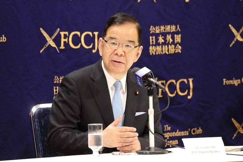 共産党の志位和夫議長（2023年撮影）