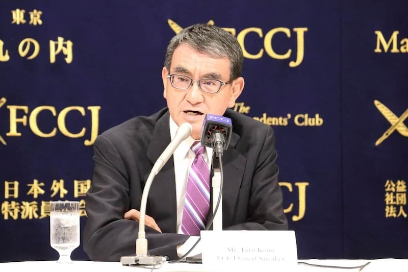 河野太郎氏(2024年撮影)