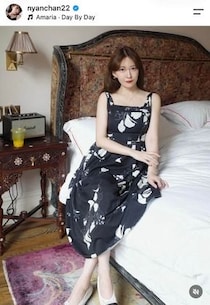 小嶋陽菜、タイトなロングワンピで色気ダダ漏れショット　「めっちゃかわいい」「めっちゃ綺麗」悶絶