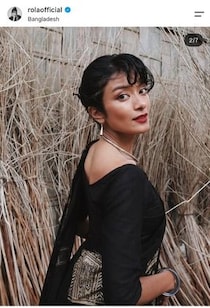 ローラ、ミニ丈ワンピ姿で生け花楽しむ...意外な服装に反響　「背中も綺麗で姿勢も良き」「美し過ぎます」