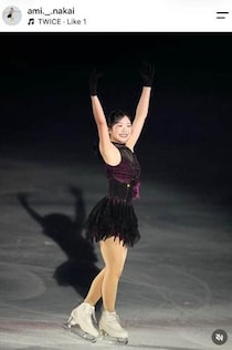 フィギュア・中井亜美、ミニ丈×トップス私服プラベショット　「センスがよすぎる」「大人っぽくてびっくり！」
