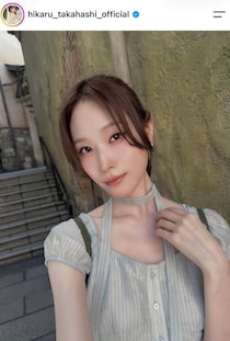 高橋ひかる、ポケモン・ゲンガーTシャツのコーデで「激カワ」大反響　「か、可愛すぎる」ネックレスもキラリ