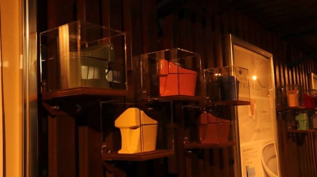 ミニチュアも展示(画像はジャニス工業の公式Xアカウント@janis_frontslimより)