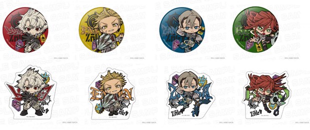 コンパクトミラー（全4種、880円）、アクリルコースター（全4種、1210円）、プレスリリースより