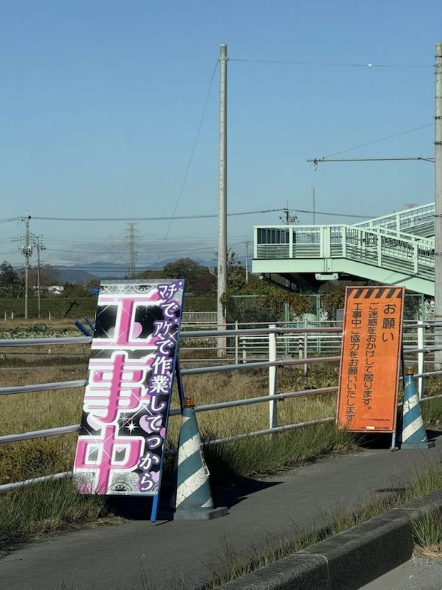 風景とのギャップ、エグ（画像はちゃんつる＠chantsuru_aquaさんの投稿より、再掲）