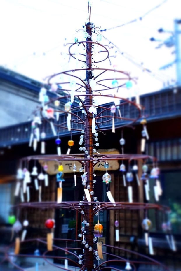 夏はランタンの代わりに風鈴が(画像提供:小樽観光協会)