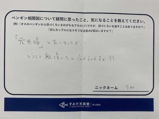 たしかに...(画像はすみだ水族館公式Xアカウントより)