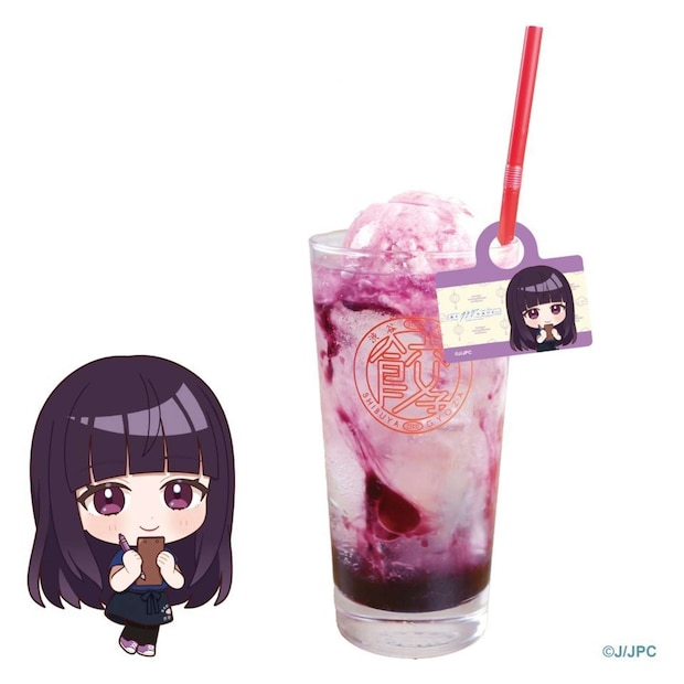 夜のクラゲは泳げない×渋谷餃子　コラボ「フルーツ香るノンアルカクテル」めいのブドウ（プレスリリースより）