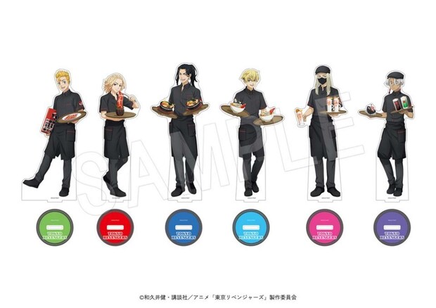 アクリルフィギュアスタンド やまなか家コラボver.(全6種)(C)和久井健・講談社/アニメ「東京リベンジャーズ」製作委員会