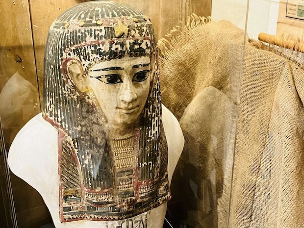 古代エジプト美術館の展示物（画像はいつき＠eki_itsukiさんの投稿より）