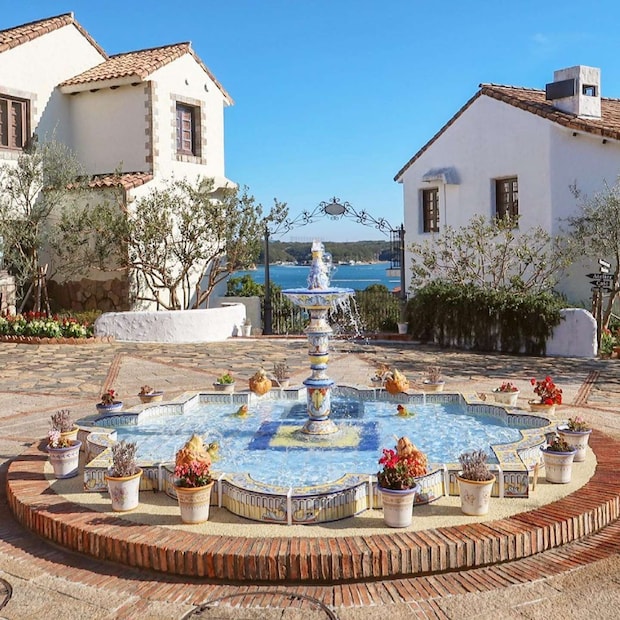 プラザマジョールの噴水(志摩地中海村【公式】instagramアカウントより)