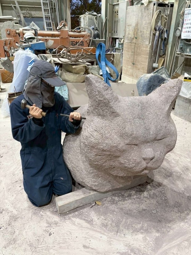 制作中の風景(画像提供:ねこ家)