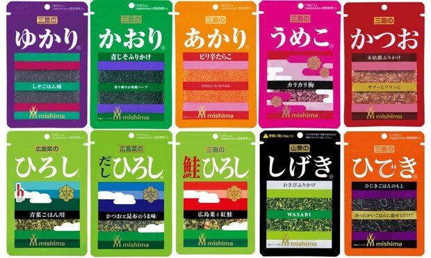 ファミリーのみなさん（画像提供：三島食品）