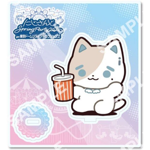 東京ドームシティ アトラクションズ×にじさんじ　ミニアクリルスタンド