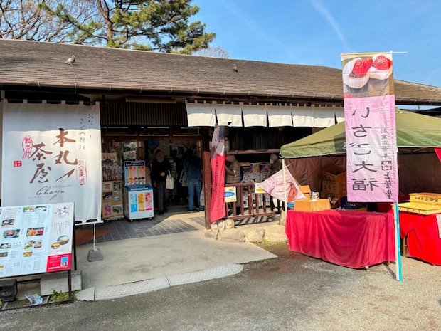 ひと休みにちょうどいい「本丸茶屋」