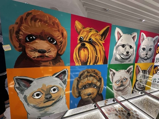 店舗入り口の雁木看板の予備として作られた看板