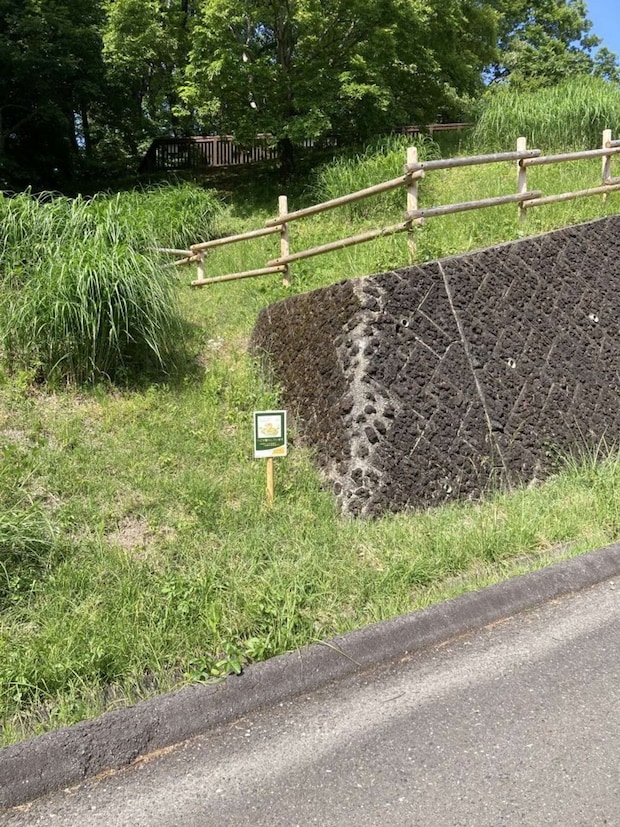 看板のある場所（画像提供：狭山丘陵パートナーズ）