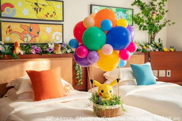 風船ピカチュウはすべてのお部屋に（C)Pokémon. （C)Nintendo／Creatures Inc.／GAME FREAK inc.