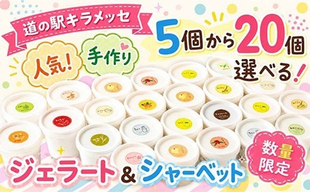 高知県 室戸市「ジェラート シャーベット 5個 ～ 20個」5,000円（ふるさとチョイスより）