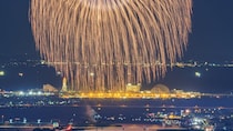 14キロ離れた場所から「桑名水郷花火大会」二尺玉を撮影すると...　大迫力の〝全体像〟に2.6万人驚がく
