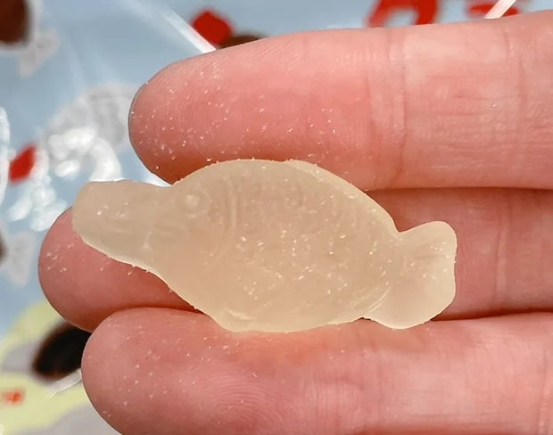 『ランチャームグミ』のホワイトソーダ味（撮影：grape編集部）