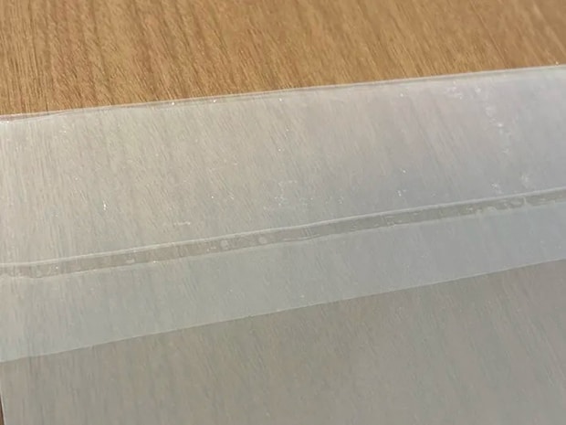 ビニールの画像（撮影：grape編集部）