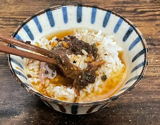 焼き味噌の湯漬け（撮影：grape編集部）