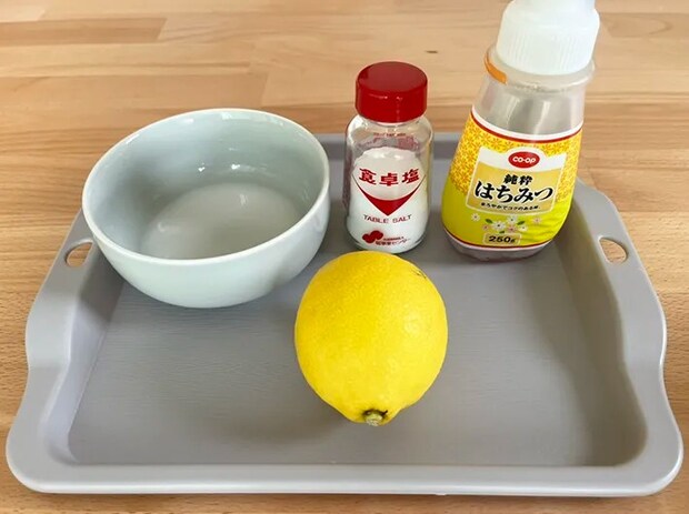 レモンチキンの材料（撮影：grape編集部）