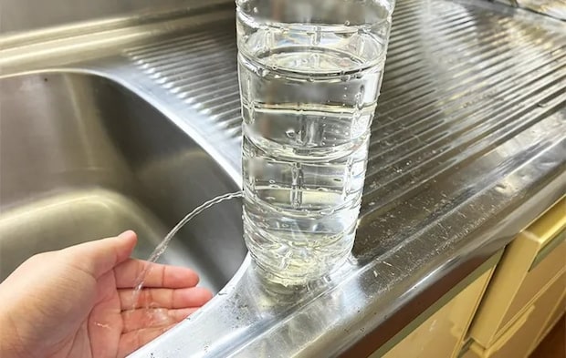 ペットボトルのライフハック（撮影：grape編集部）