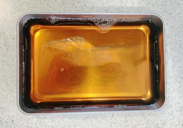 麦茶ジュレ（撮影：grape編集部）