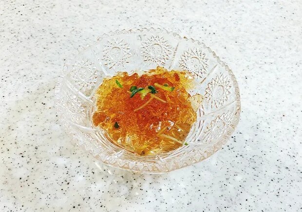 麦茶ジュレ（撮影：grape編集部）