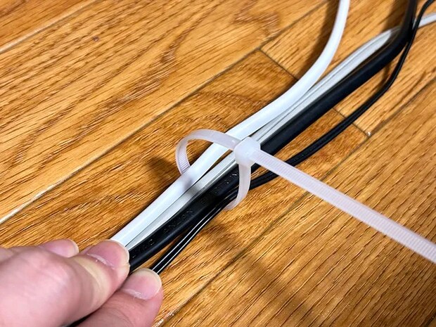 結束バンドの活用術の画像（撮影：grape編集部）