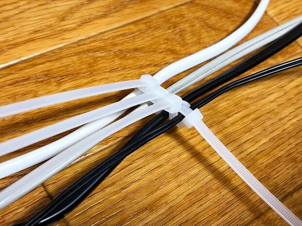 結束バンドの活用術の画像（撮影：grape編集部）