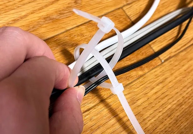 結束バンドの活用術の画像（撮影：grape編集部）