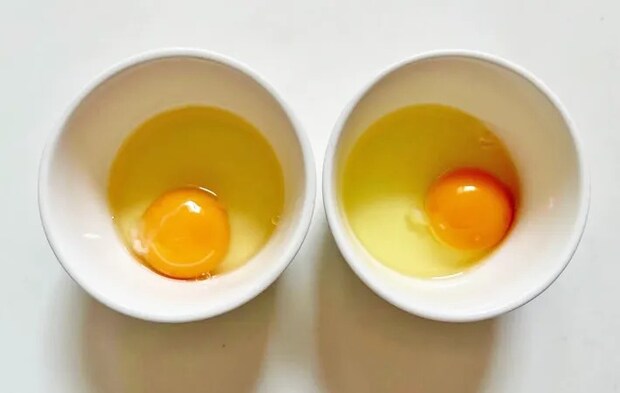 『しょうが焼き風の目玉焼き』を作る写真（撮影：エニママ）