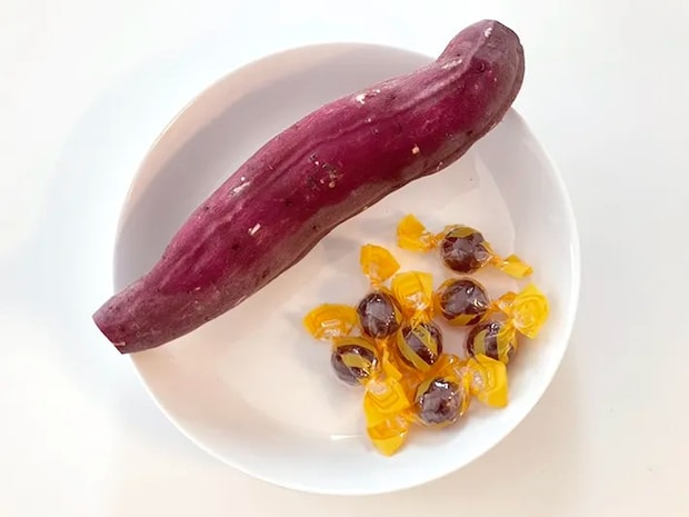 カンロ飴を使った大学芋のレシピ写真（撮影：grape編集部）