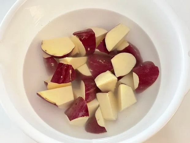 カンロ飴を使った大学芋のレシピ写真（撮影：grape編集部）