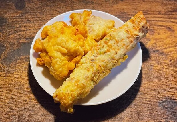 天ぷらの写真（撮影：grape編集部）