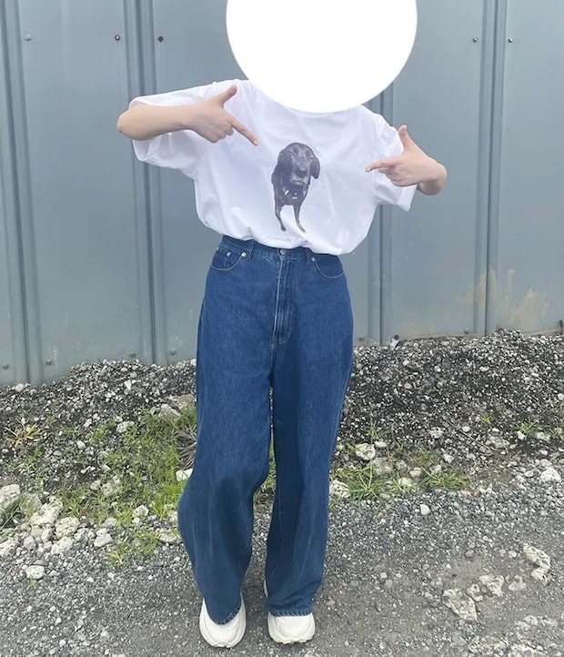 犬のTシャツ写真（撮影：grape編集部）