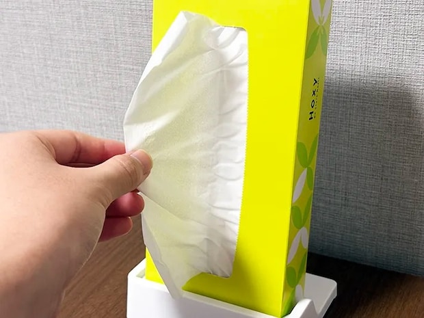 『ティッシュボックススタンド』の画像（撮影：grape編集部）