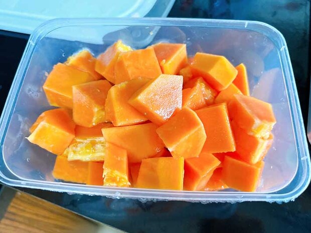 パパイヤの写真（撮影：grape編集部）