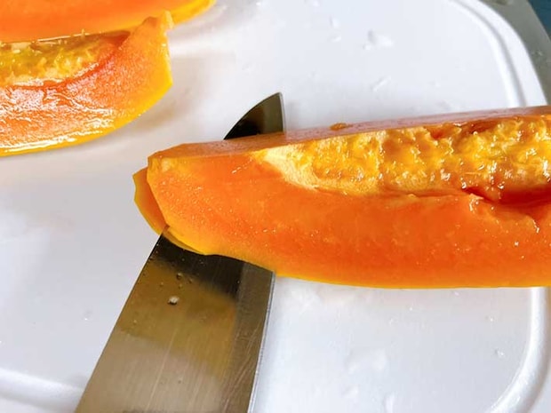 パパイヤの写真（撮影：grape編集部）