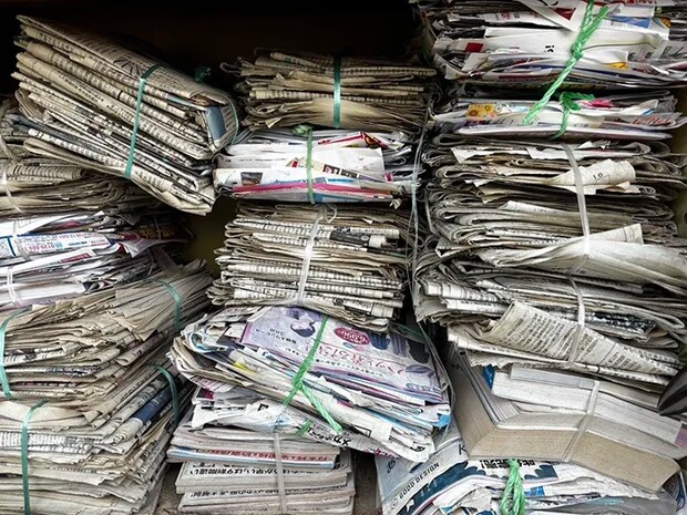 雑紙の写真（撮影：grape編集部）