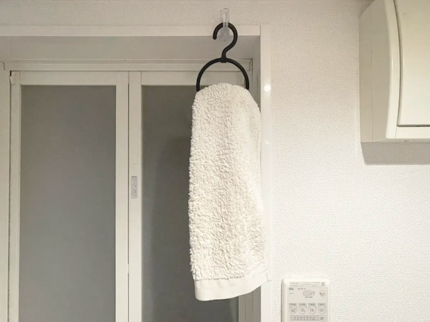 帽子ハンガーの写真（撮影：grape編集部）