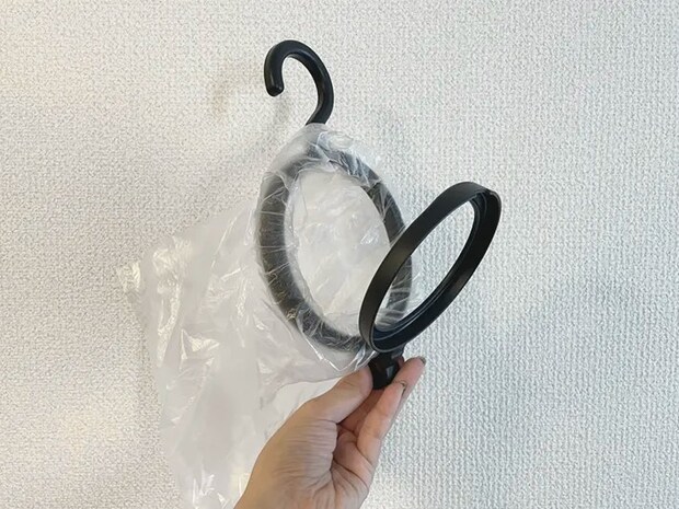 帽子ハンガーの写真（撮影：grape編集部）