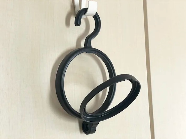 帽子ハンガーの写真（撮影：grape編集部）