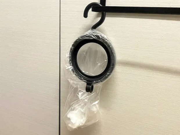 帽子ハンガーの写真（撮影：grape編集部）