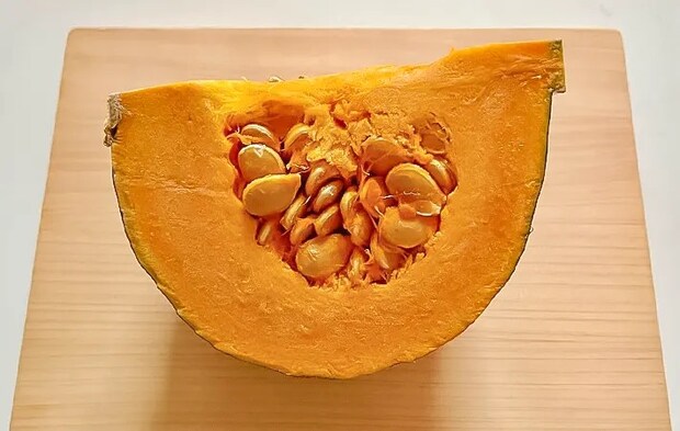 カボチャの写真（撮影：エニママ）