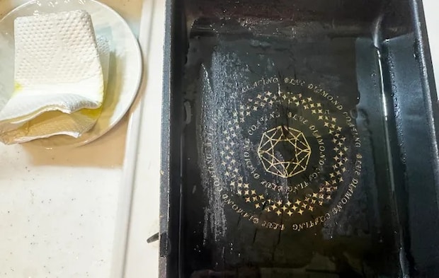 『粒マスタードの玉子焼き』を作る写真（撮影：エニママ）