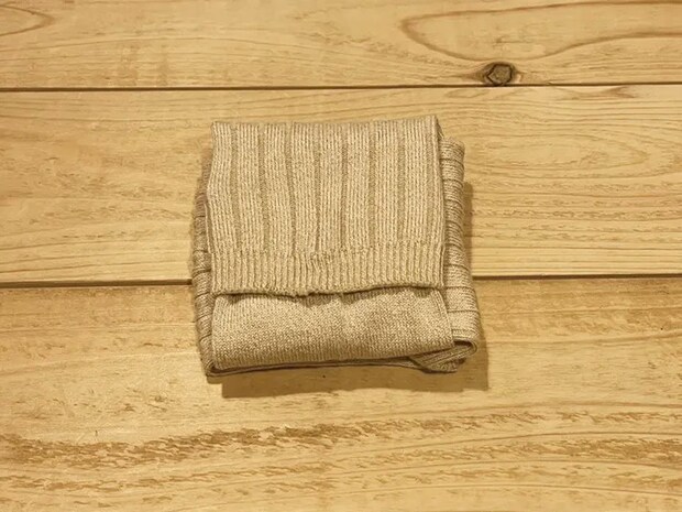 靴下のたたみ方手順写真（撮影：grape編集部）